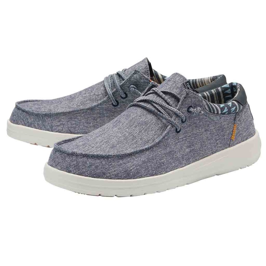 ヘイ・デュード・ポール・シャンブレー・ネイビー