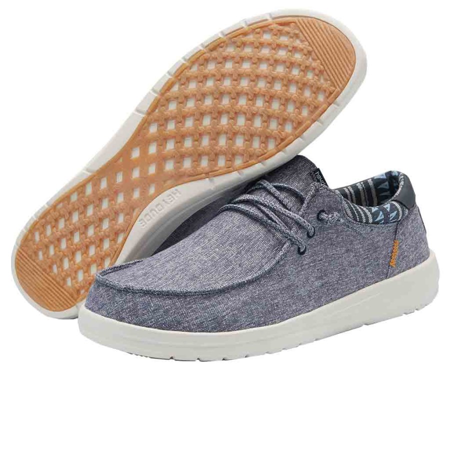 ヘイ・デュード・ポール・シャンブレー・ネイビー