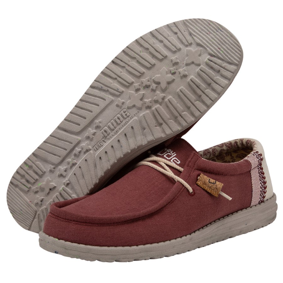 ヘイ・デュード・ウォーリー・リネン・ナチュラル・ブリック