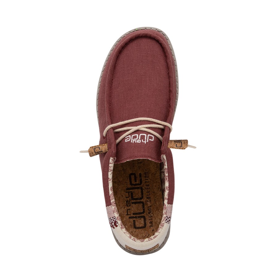 ヘイ・デュード・ウォーリー・リネン・ナチュラル・ブリック