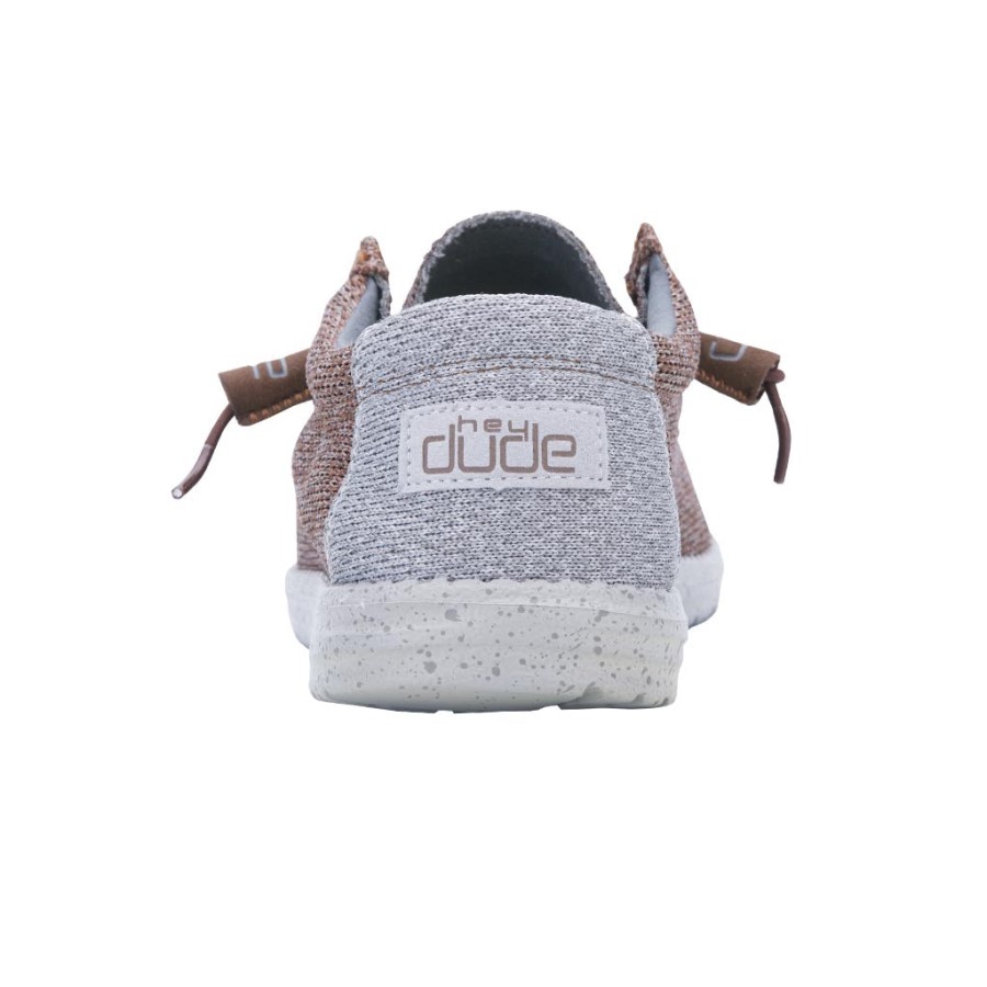 ヘイ・デュード・ウォーリー・ソックス・ファンク・ブラウン・グレイ