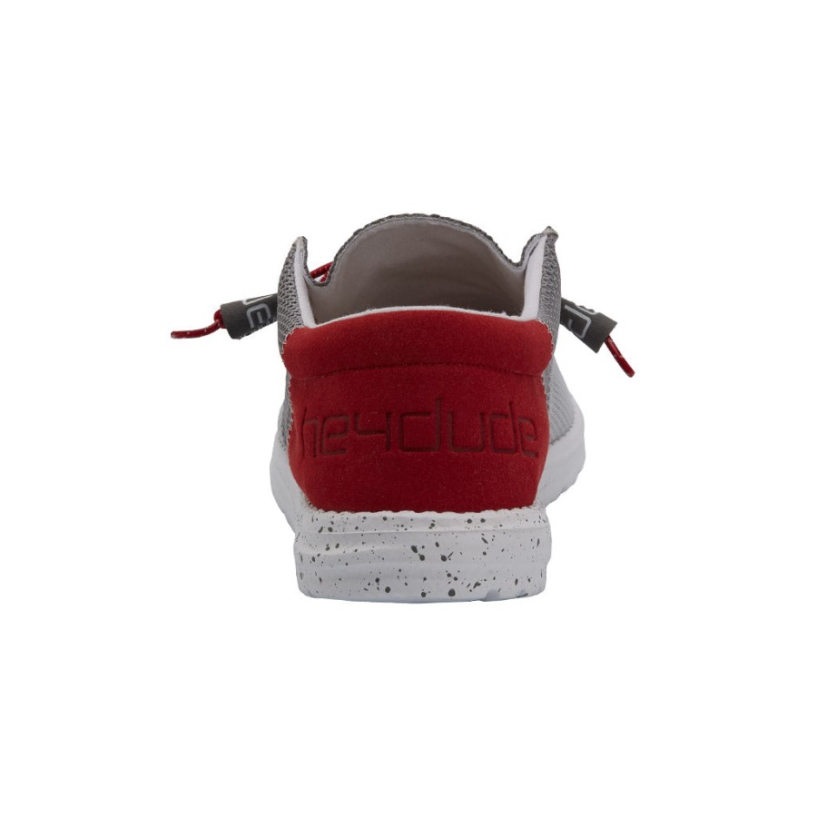 ヘイ・デュード・ウォーリー・ソックス・ファンク・ダーク・グレー・レッド