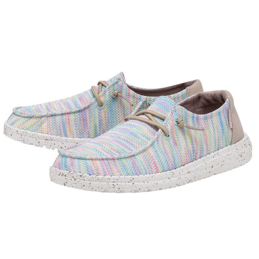 ヘイ・デュード・ウェンディ・ソックス・オーロラ・ホワイト.