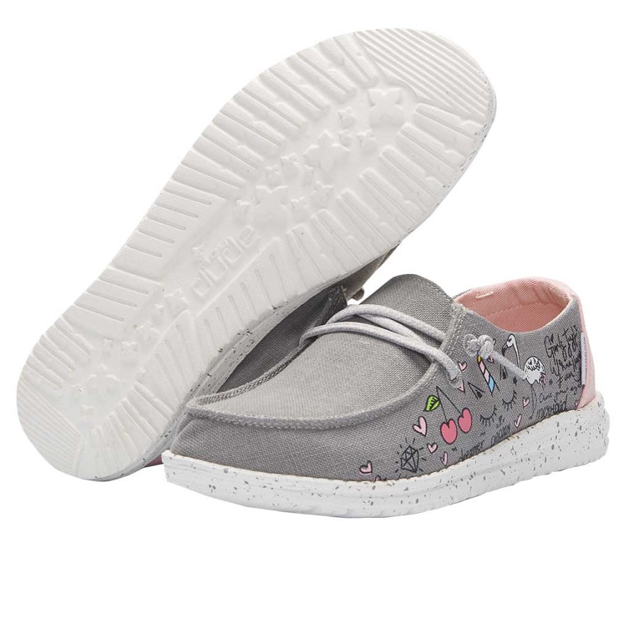 ちょっとおい ウェンディ 青春 落書き グレー