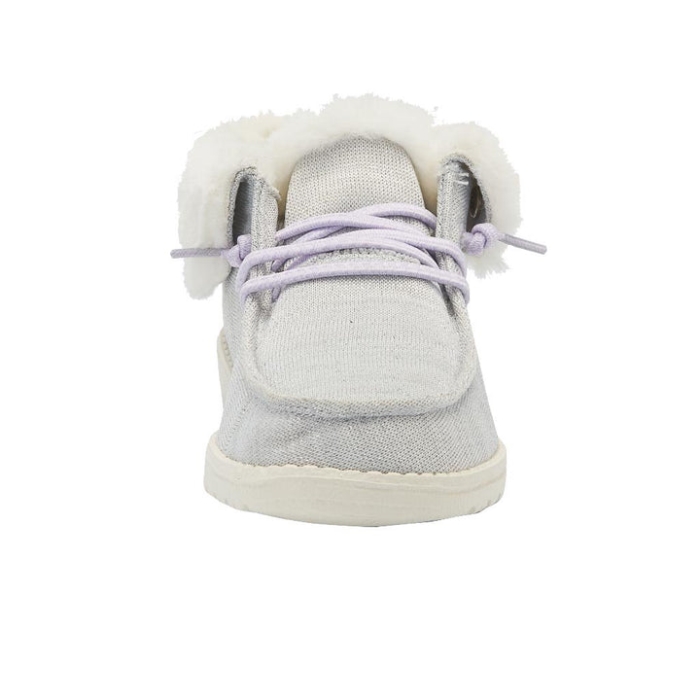 ブリット ユース ストレッチ フリース ホワイト ヘイ デュード