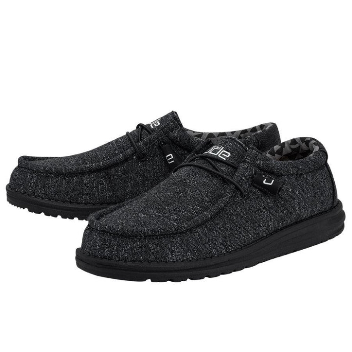 ヘイ・デュード・ブラック・メランジ・ウォーリー・ストレッチ