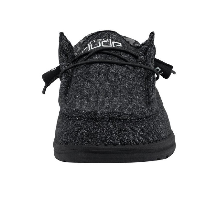 ヘイ・デュード・ブラック・メランジ・ウォーリー・ストレッチ