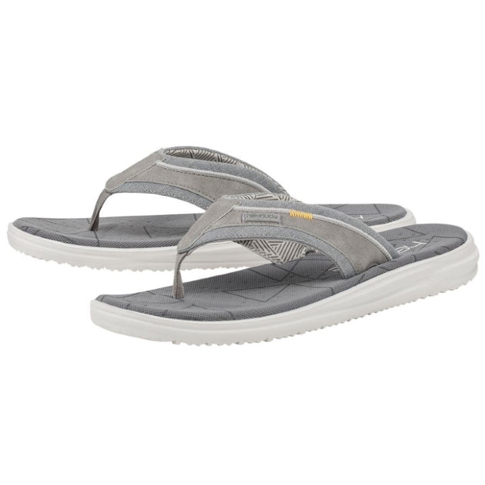 Hey Dude ライトグレーサミフリー