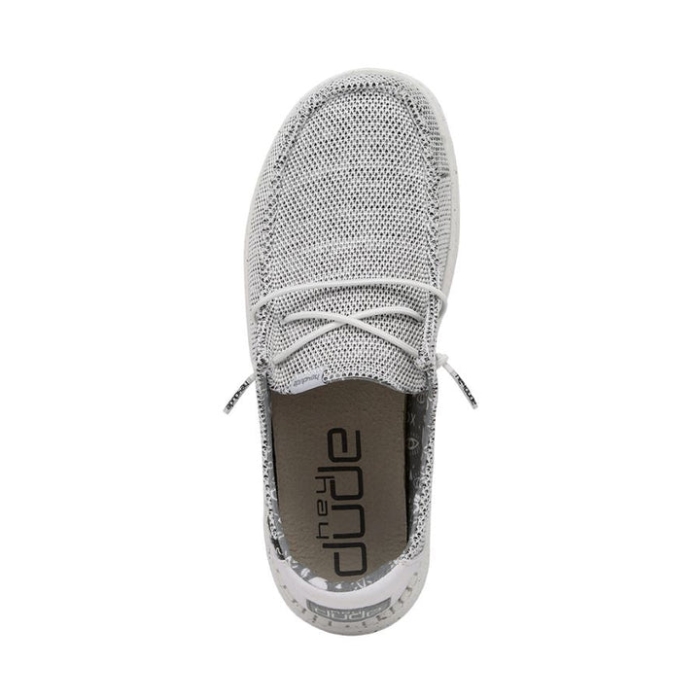 ヘイ・デュード・ストーン・ホワイト・ウェンディ・ライズ・ソックス