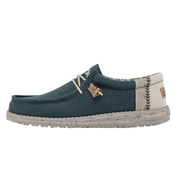 ヘイ・デュード・ウォーリー・ブレイク・ステッチ・ティール