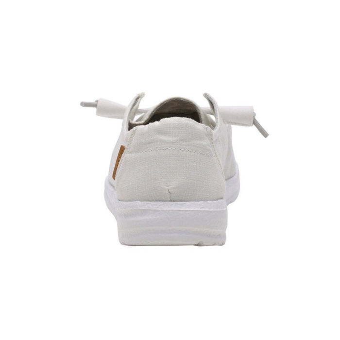 ヘイ・デュード ウェンディ・シャンブレー・ホワイト