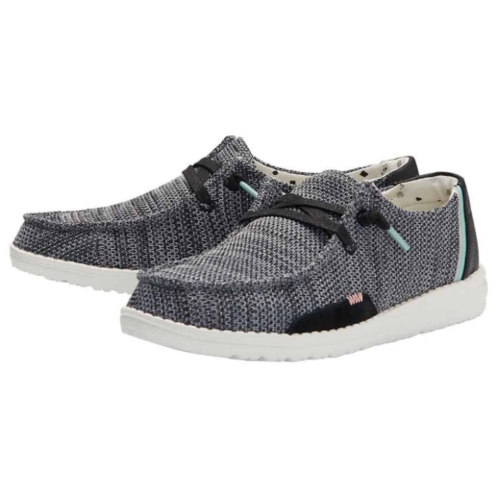 Hey Dude ウェンディ ソックス スパークリング ブラック