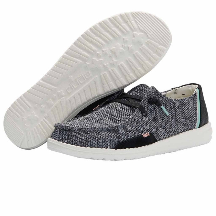 Hey Dude ウェンディ ソックス スパークリング ブラック