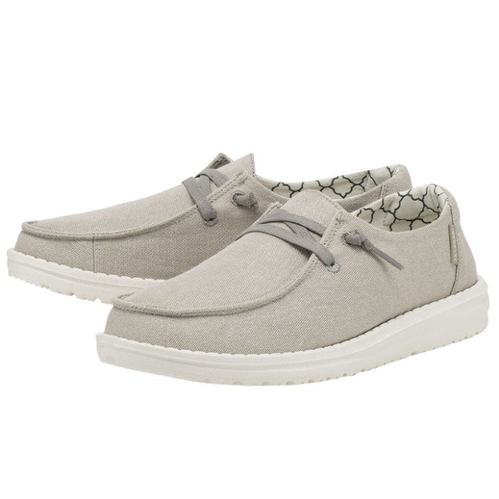 Hey Dude ウェンディ スパークリングパールグレー