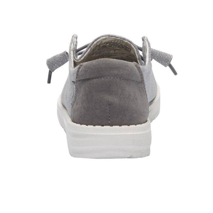 Hey Dude ウェンディ ストレッチ スパークリンググレー