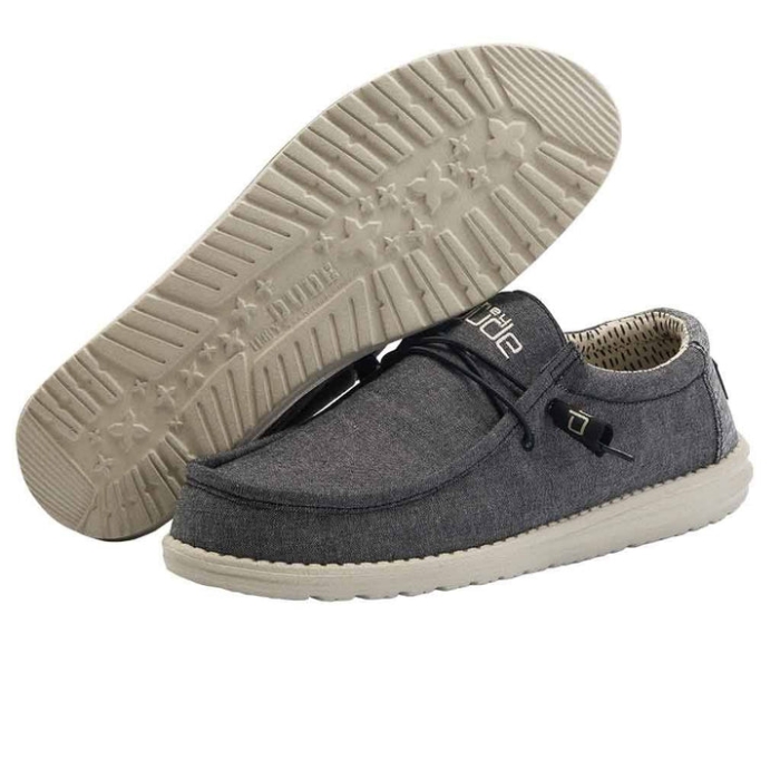 ウォーリー・シャンブレー・ブラック・ヘイ・デュード