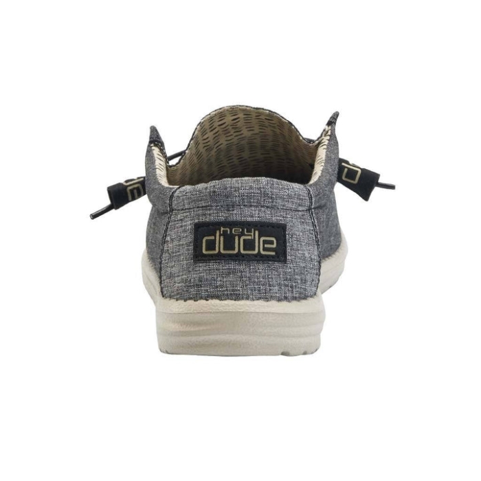 ウォーリー・シャンブレー・ブラック・ヘイ・デュード