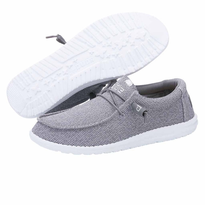 ウォーリー ソックス グレー ホワイト ヘイ デュード