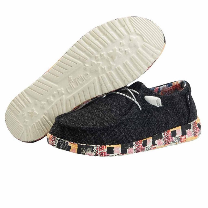 ウェンディ プリント ブラック ジオ ヘイ デュード